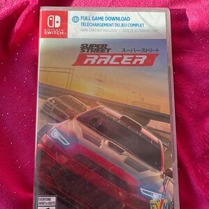 Nintendo Switch Super Street Racer - Red and Black